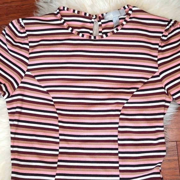 Asos Bodycon Striped Dress - Picture 2 of 5